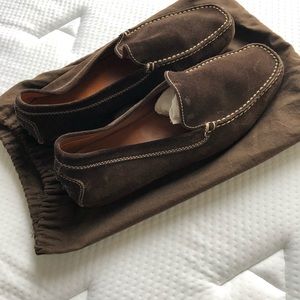 Brown Suede Tod’s Drivers